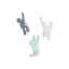 Crochets muraux Buddy, crochets décoratifs simples pour entrée, chambre à coucher, ensemble de 3-125785657