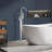 Single Handle Floor Mounted Tub Faucet with Handshower-90992302