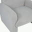 Canapé simple 33,86 po et coussin décoratif, structure en bois massif, capacité de 300 lb pour les petits espaces-903050751