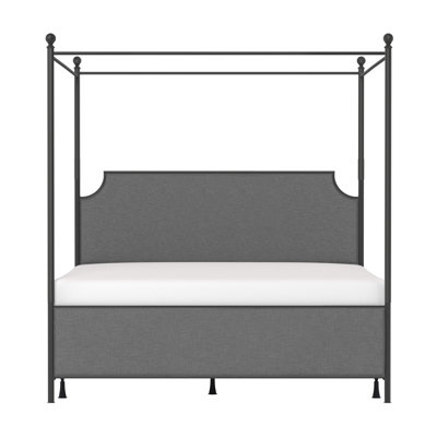 Aasif Upholstered Metal Canopy Bed