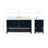 61'' Single Bathroom Vanity with White Quartz Top-59693554-124915933