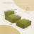Giant Bean Bag Chair with Skin-Friendly Corduroy, High-Density Foam, and Anti-Slip Base for Ultimate Comfort and Versatility-1907337583