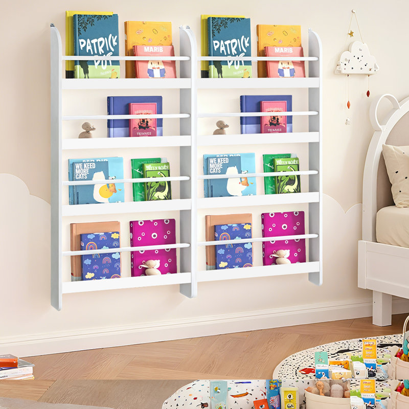 Bibliothèque pour enfants 2 pièces Phippen, Blanc