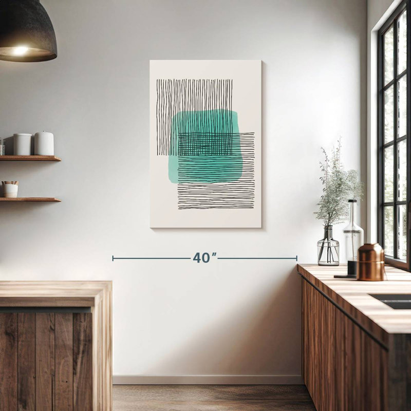 Avery Lines On Square, 36" H x 24" W