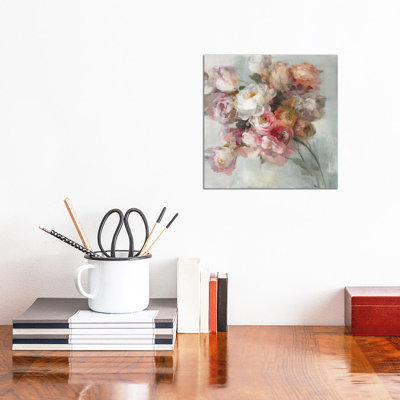 Blush Bouquet by Danhui Nai - Wrapped Canvas Print