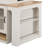 59.5" Kitchen Island With Extendable Dining Table, Kitchen Storage Table With Double-Sided Storage, Kitchen Island With 2 Drawers, Power Outlet, Side Open Shelves, For Kitchen, Dining Room, White-129490387