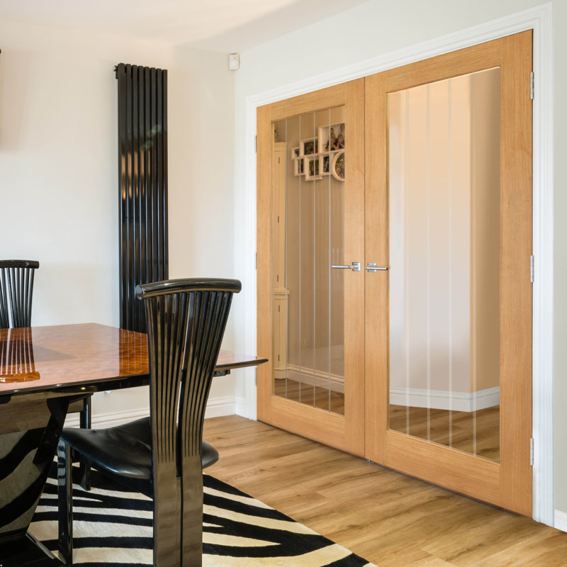 Montello Oak Internal Door Prefinished, 204cm H x 82.6cm W x 4cm D