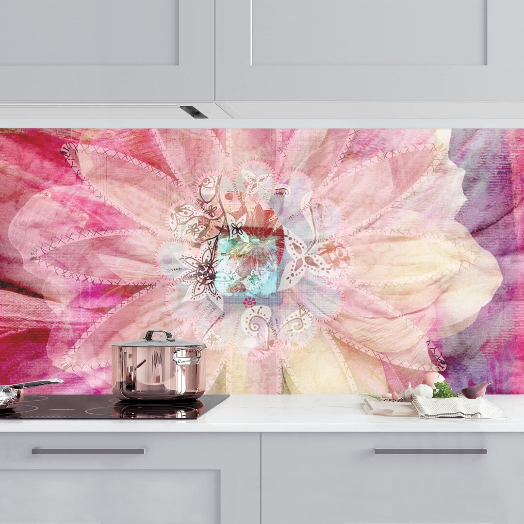 90 cm x 315 cm PVC-Spritzschutzpaneel Euphemia