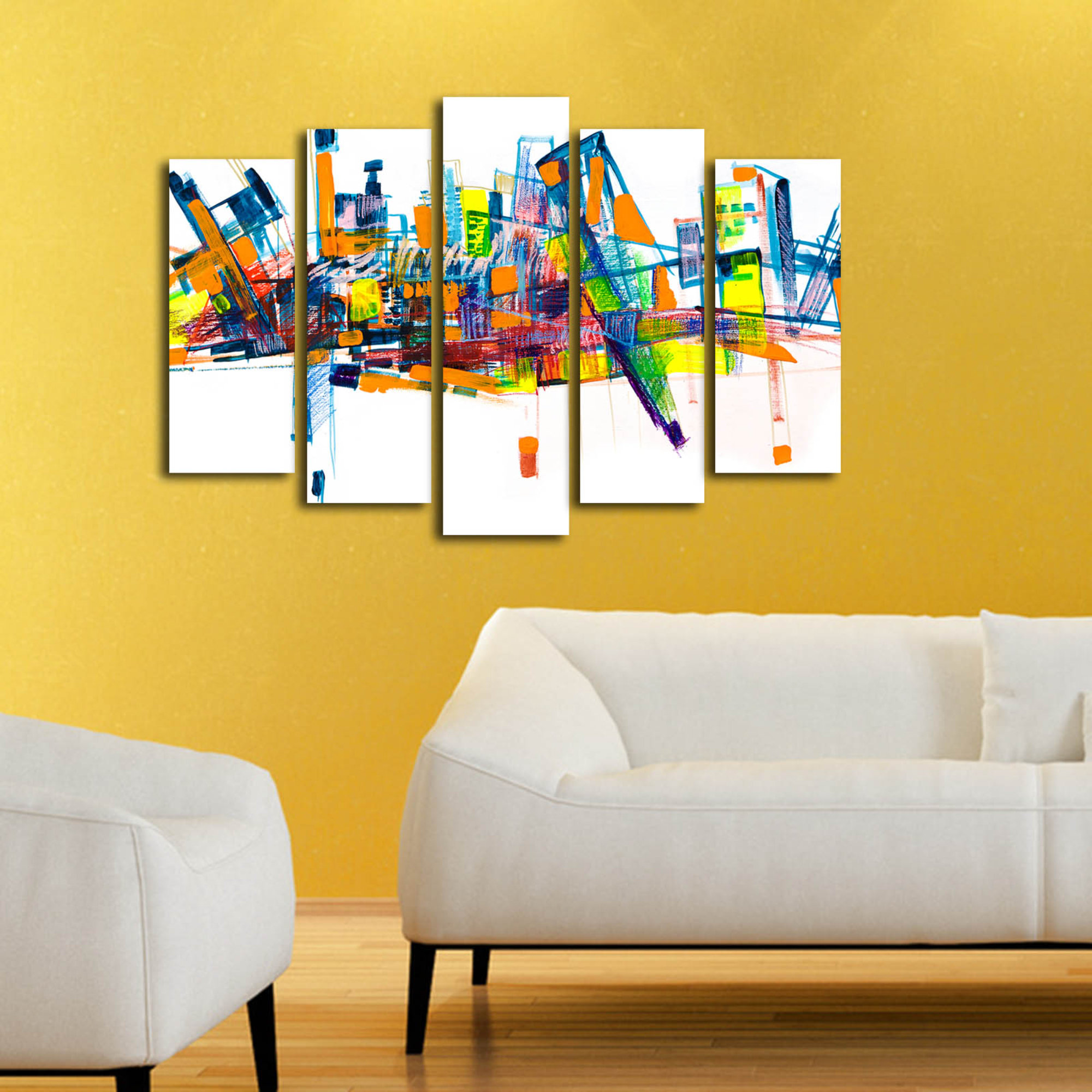 East Urban Home 5 Piece Wrapped Canvas Graphic Art - Wayfair Canada