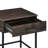 Kenmar Mdf Brown End Table with Storage