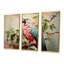 «Blue and Pink Parrot Paradise II», art mural perroquet-6093234-6093235