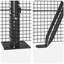 Welded Wire Fence With 7 Flanged Posts Steel-495119002-495119004