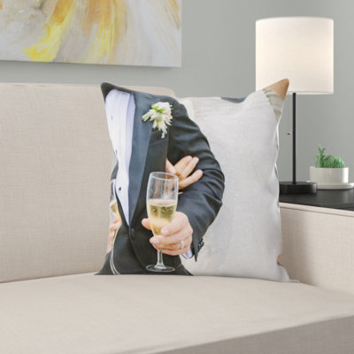 Microsuede Throw Pillow
