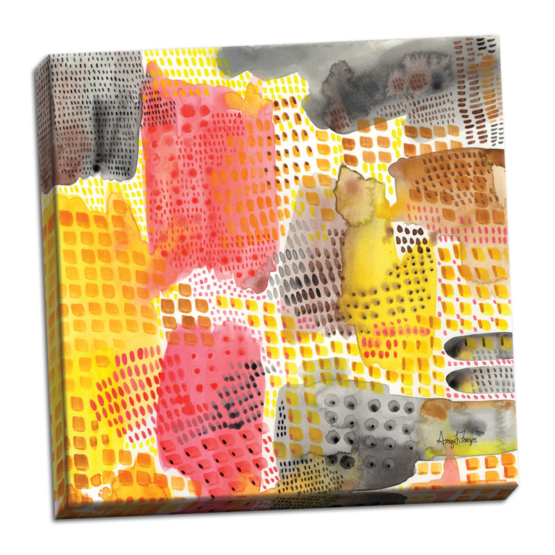 Abstract Pattern by Amy Frazer - Print, 12" H x 12" W x 0.75" D, Wrapped Canvas