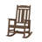 Wolak Oversized High  Density Polyethylene Rocking Adirondack Chair-952025963