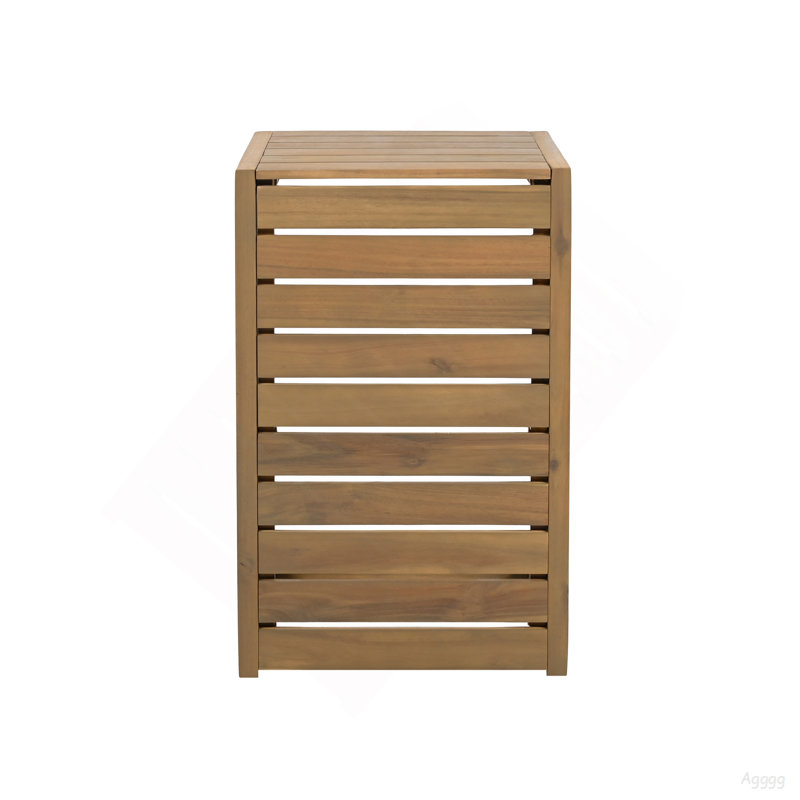 C-Shape End Table  Brown
