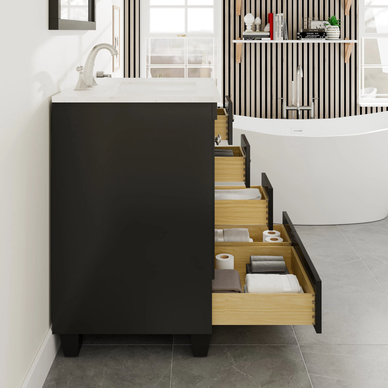 Ensemble de meuble-lavabo simple 30 po Yena, Espresso