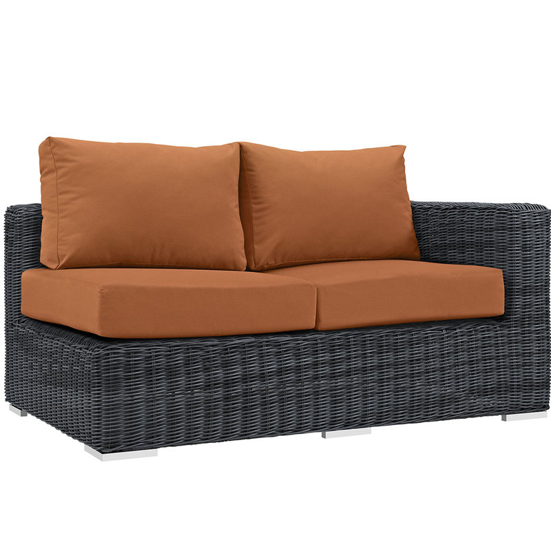 Causeuse Modway, Toile Sunbrella® toscan