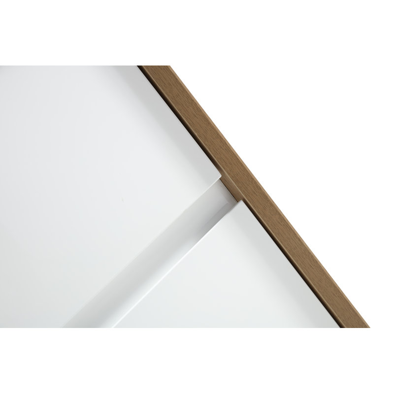 Seavy 29.3'' Single Bathroom Vanity with Acrylic Top, White