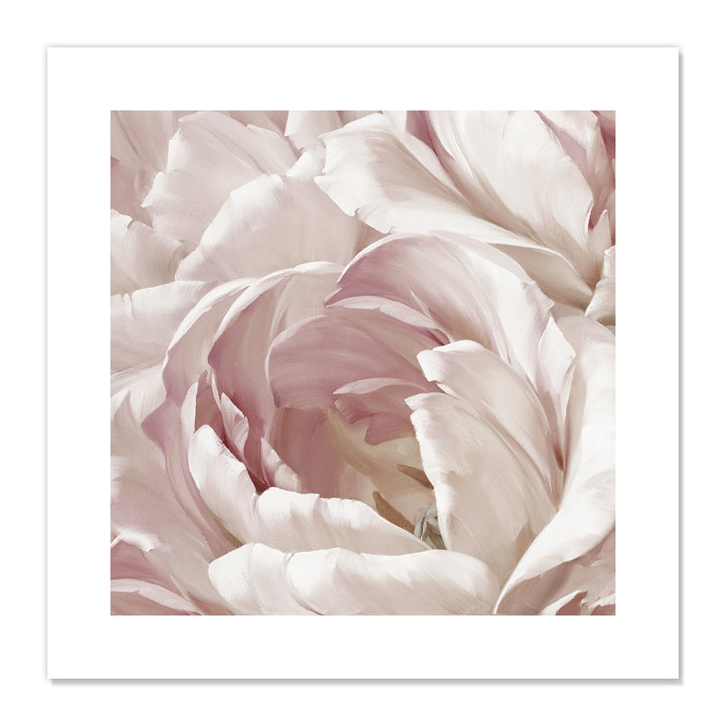 Intime rosé II - photographie, Papier imprimé, H 20 po x l 20 po x P 0,1 po