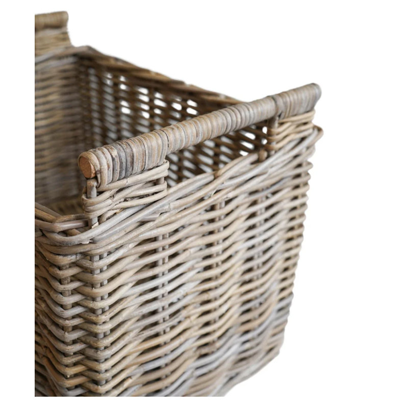 58cm W x 39cm D Wicker Log Store