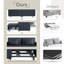 Borchert 2 Seater Fabric Sofa Bed-920074353