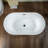 54'' x 29.5'' Freestanding Soaking Acrylic Bathtub-74466588