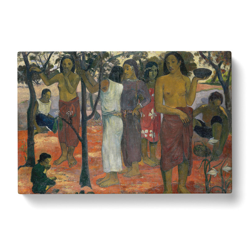Nave Nave Mahana by Paul Gauguin - Wrapped Canvas, 35cm H x 50cm W x 3cm D