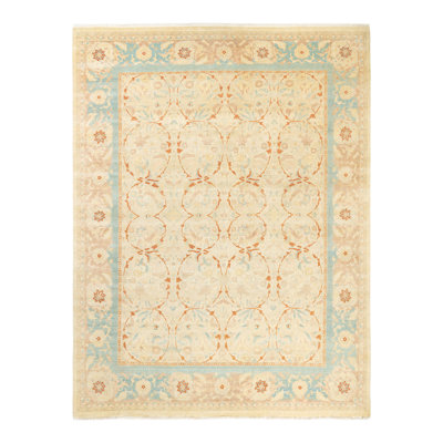 One-of-a-Kind 8'3" X 10'9" 2010s Wool Area Rug in