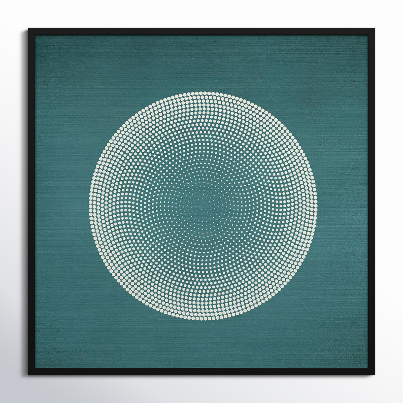 Circles Print by Incado, Black, 41" H x 41" W x 1" D