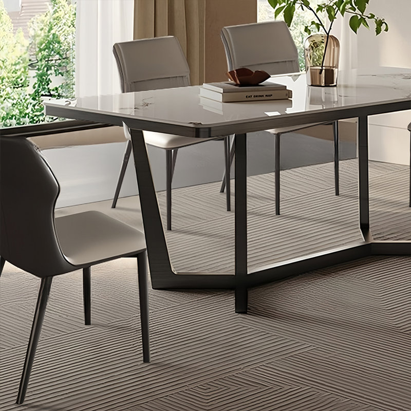 Ensemble de table et chaises de qualité supérieure Rockboard, H 29,52 po x L 70,86 po x l 35,43 po