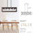 5-Light Kitchen Island Pendant
