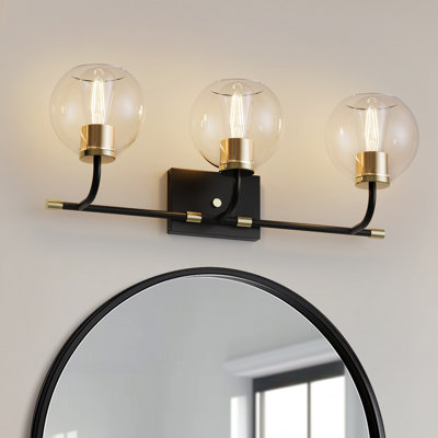 Luminaire de salle de bain 3 lumières Choi Modern