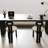 Black Rectangular Solid Wood writing desk-117867019