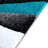 Skakli Modern Ribboned Design High-Low Pile Abstract Area Rug-1123329989