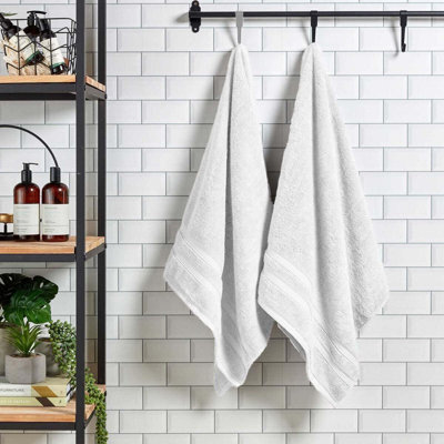 Naithen Cotton Blend Machine Woven Bath Towel Bath Towels - Set of 4