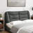 vidaXL Headboard Cushion Hvar Dark Grey 137 cm Fabric-678108482-678108481