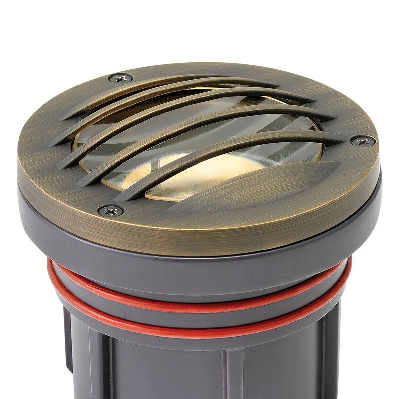 Puits de lumière bronze mat pour barbecue, Halogène, 50 W