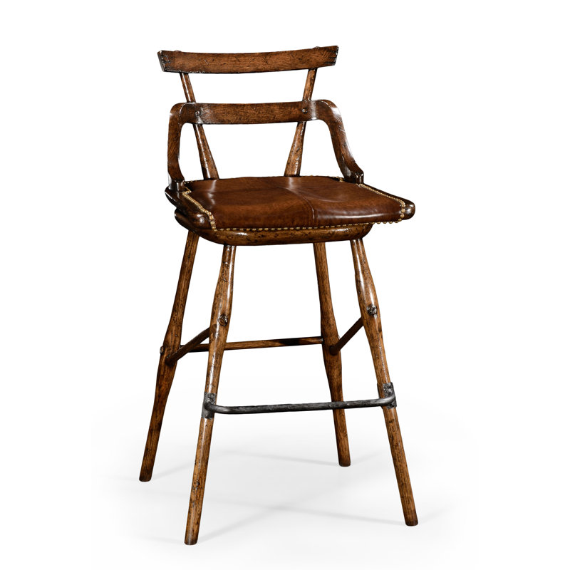 Tabouret de bar 30 po Sherwood, Chêne Tudor brun foncé, Marron foncé
