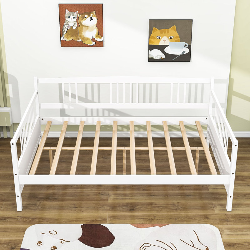 Lit de jour en bois Dywane, Double, Blanc