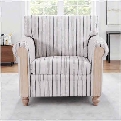 Canapé 1 place compact et élégant avec rembourrage confortable pour les petits espaces et les décors modernes