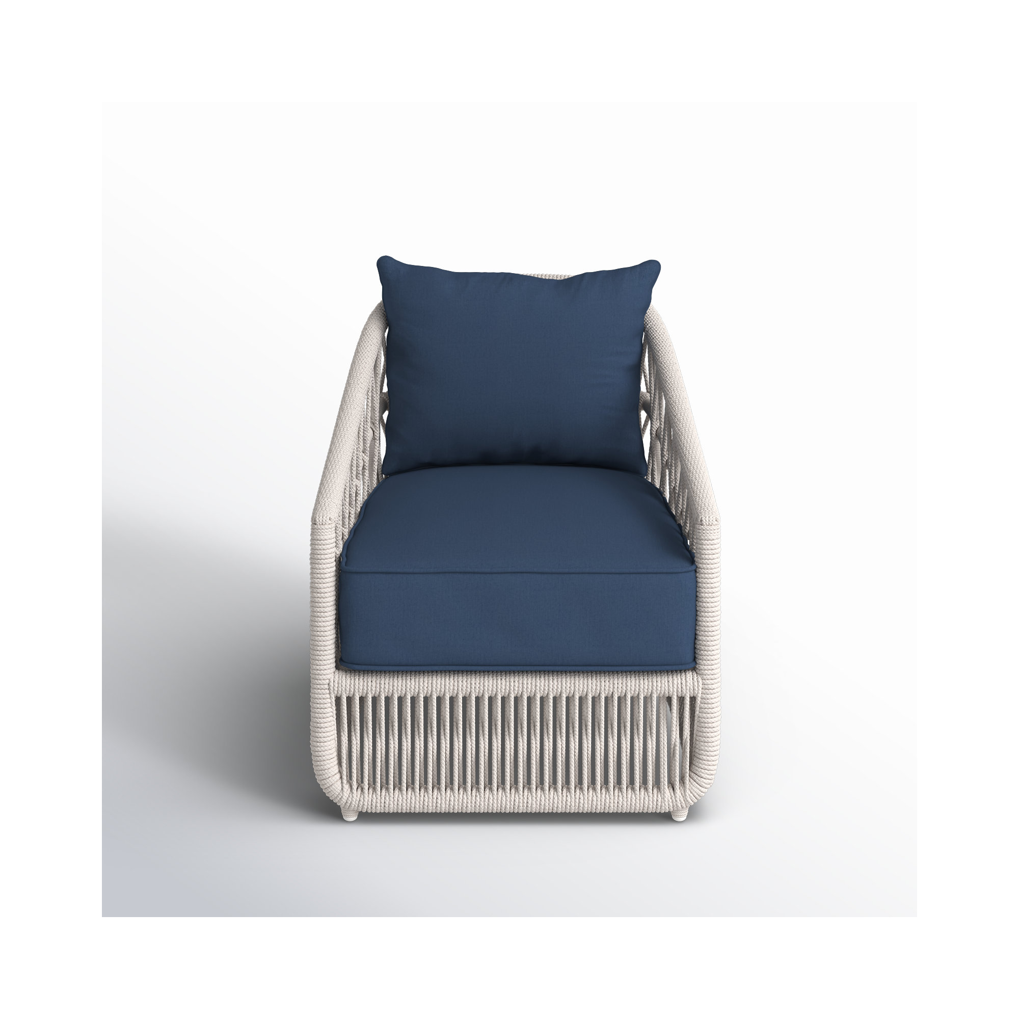Lucan Patio Chair with Sunbrella Cushions, Echo Midnight Sunbrella®