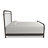 Lucia Complete Bed with Metal Profile & Platform (Wood Slats)-749645264-749645267