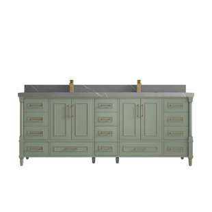 Ensemble de meuble-lavabo double 84 po Aberdeen