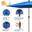 Parasol de marché rectangulaire 6 pi 6 po x 10 pi Monek-1552689583