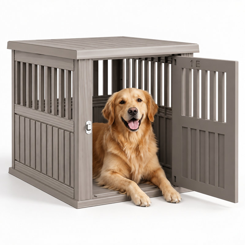 Pet Crate with Lockable Gate