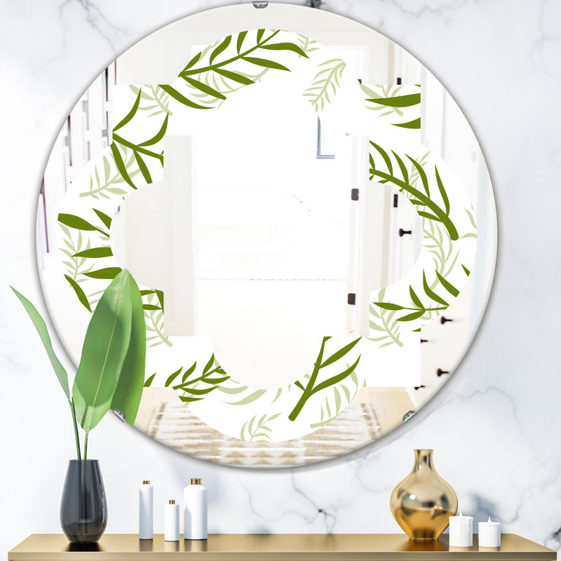 Miroir mural Botanicals I, 31,5 po x 31,5 po