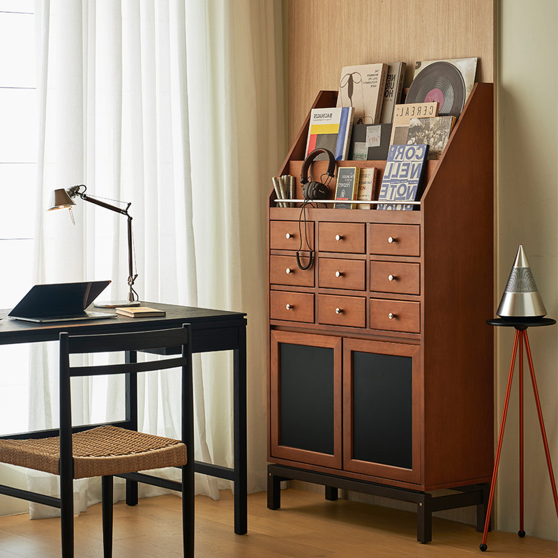 Buffet multifonctionnel avec rangement, Brun