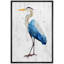 Blue Heron, oiseau sur toile-92187321-92187322