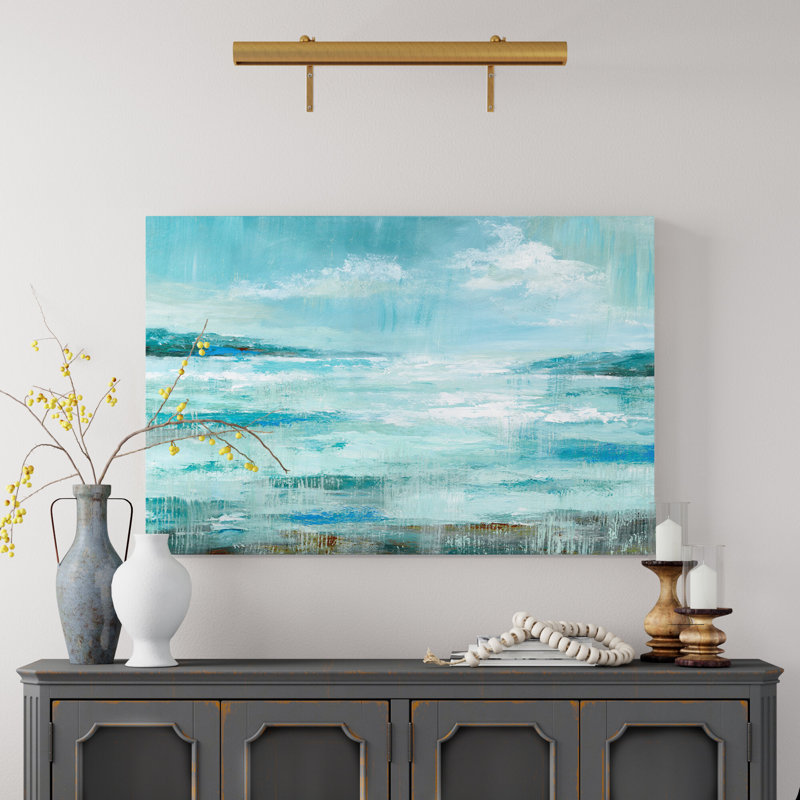 Isle Inlet, peinture sur toile, Toile tendue, H 8 po x l 12 po, Sans cadre